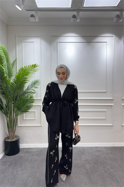 Taşlı kimono takım