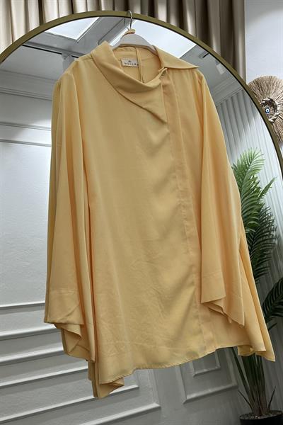 Kimono gömlek sarı