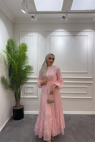 Efil elbise pembe