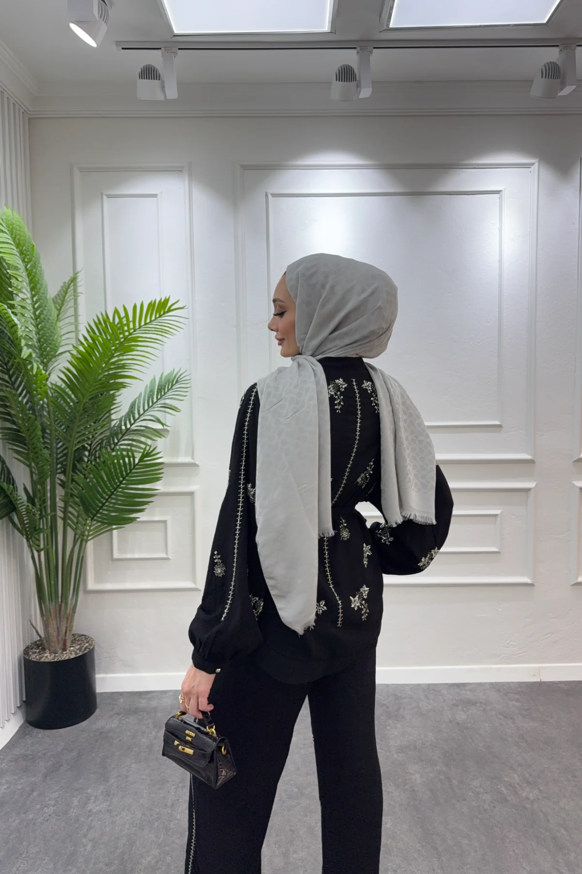 Taşlı kimono takım - Resim 2